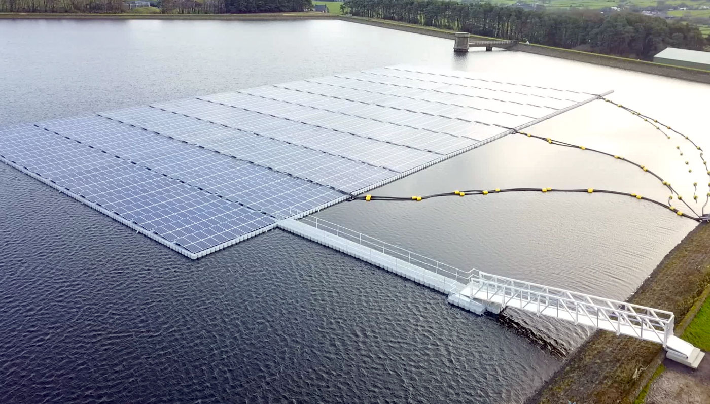 floating solar farm lancaster